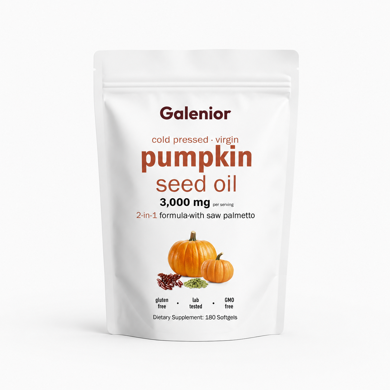 Galenior cold-pressed pumpkin seed oil pouch
