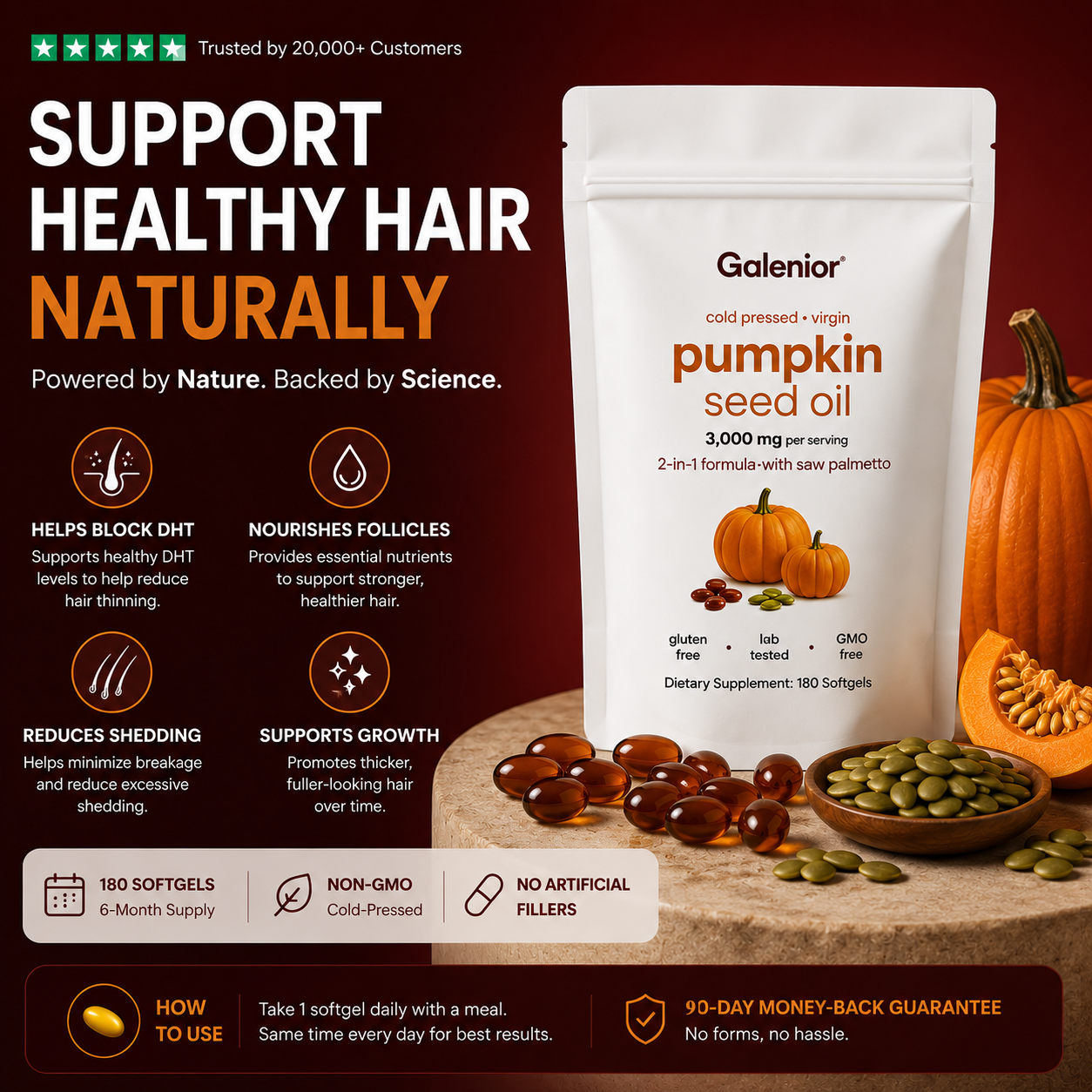 Support healthy hair naturally